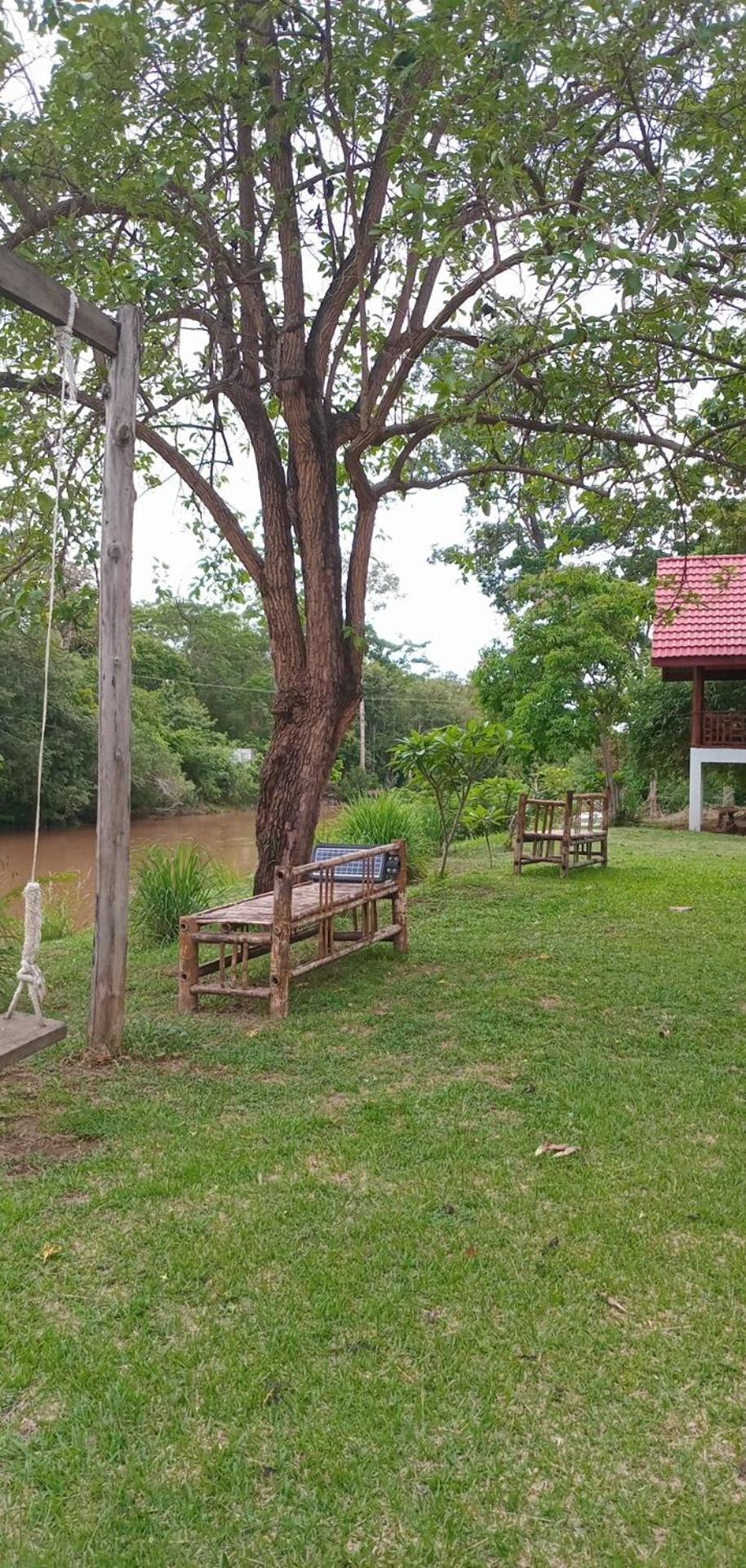 Bolaven Garden Bungalow And Tent - Tad Lo Ban Kiangtat Exteriör bild