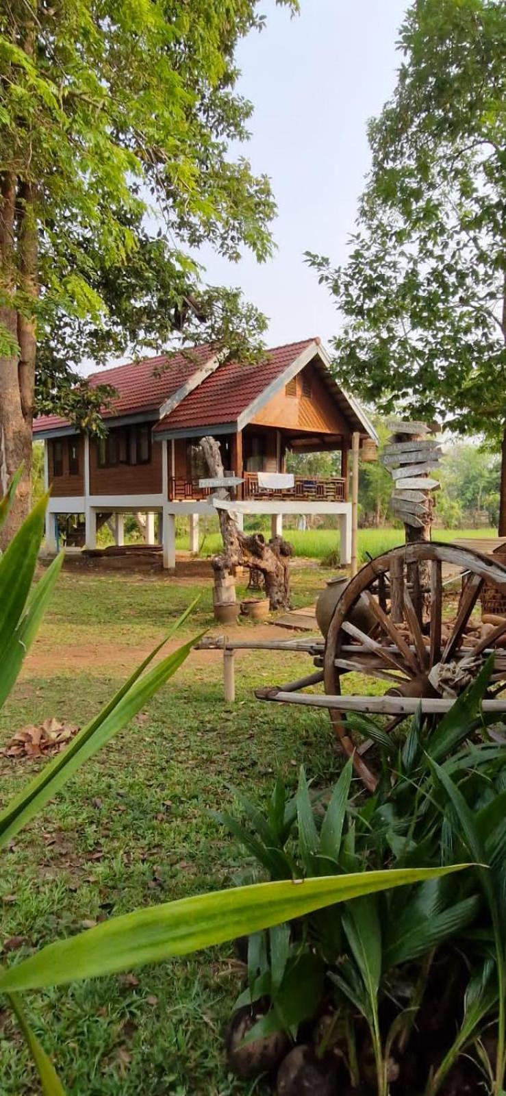 Bolaven Garden Bungalow And Tent - Tad Lo Ban Kiangtat Exteriör bild