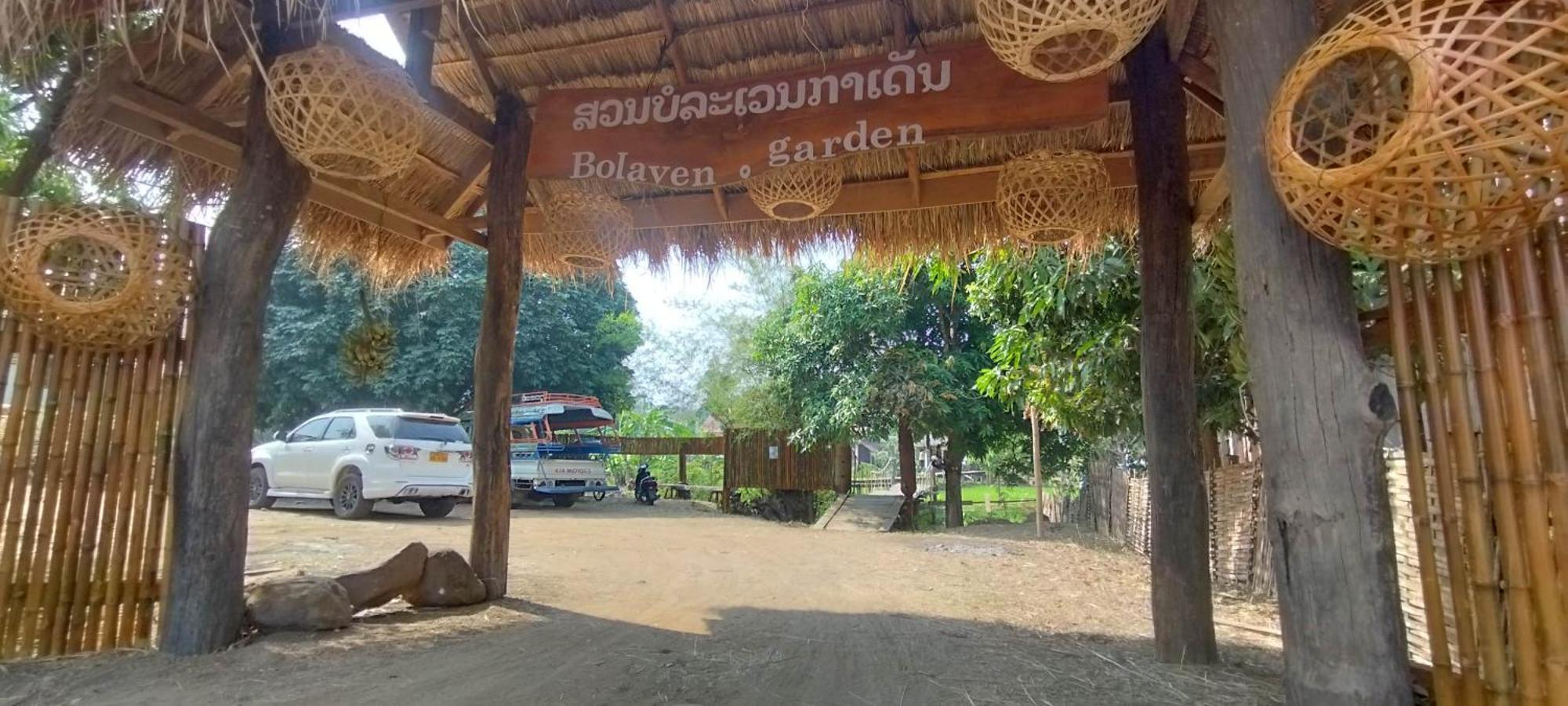 Bolaven Garden Bungalow And Tent - Tad Lo Ban Kiangtat Exteriör bild