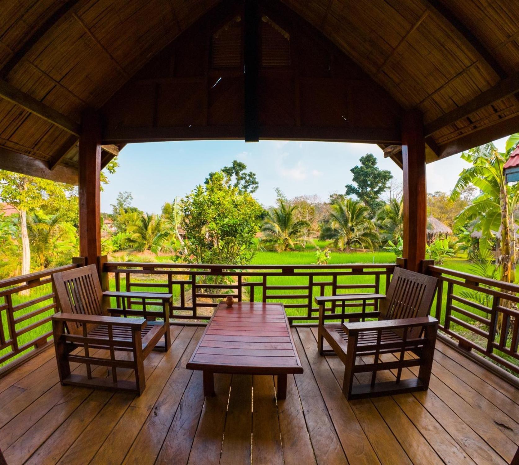 Bolaven Garden Bungalow And Tent - Tad Lo Ban Kiangtat Exteriör bild